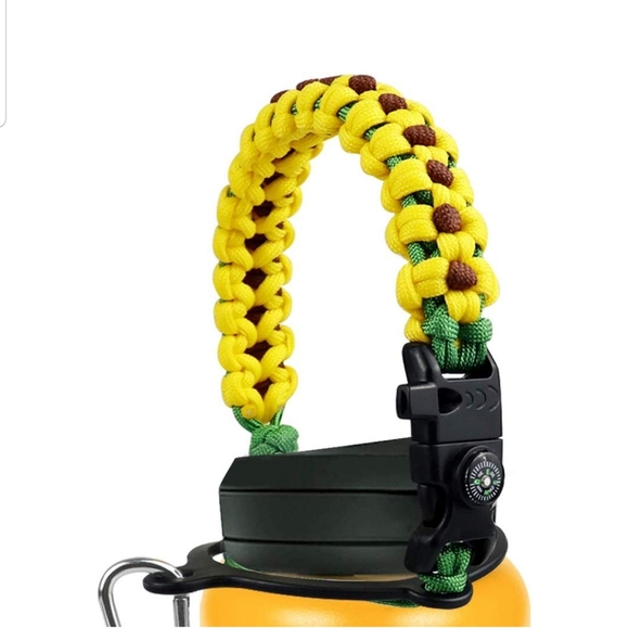 Sunflower Paracord Safety Handle Wide Mouth Hydro - Picture 2 of 8